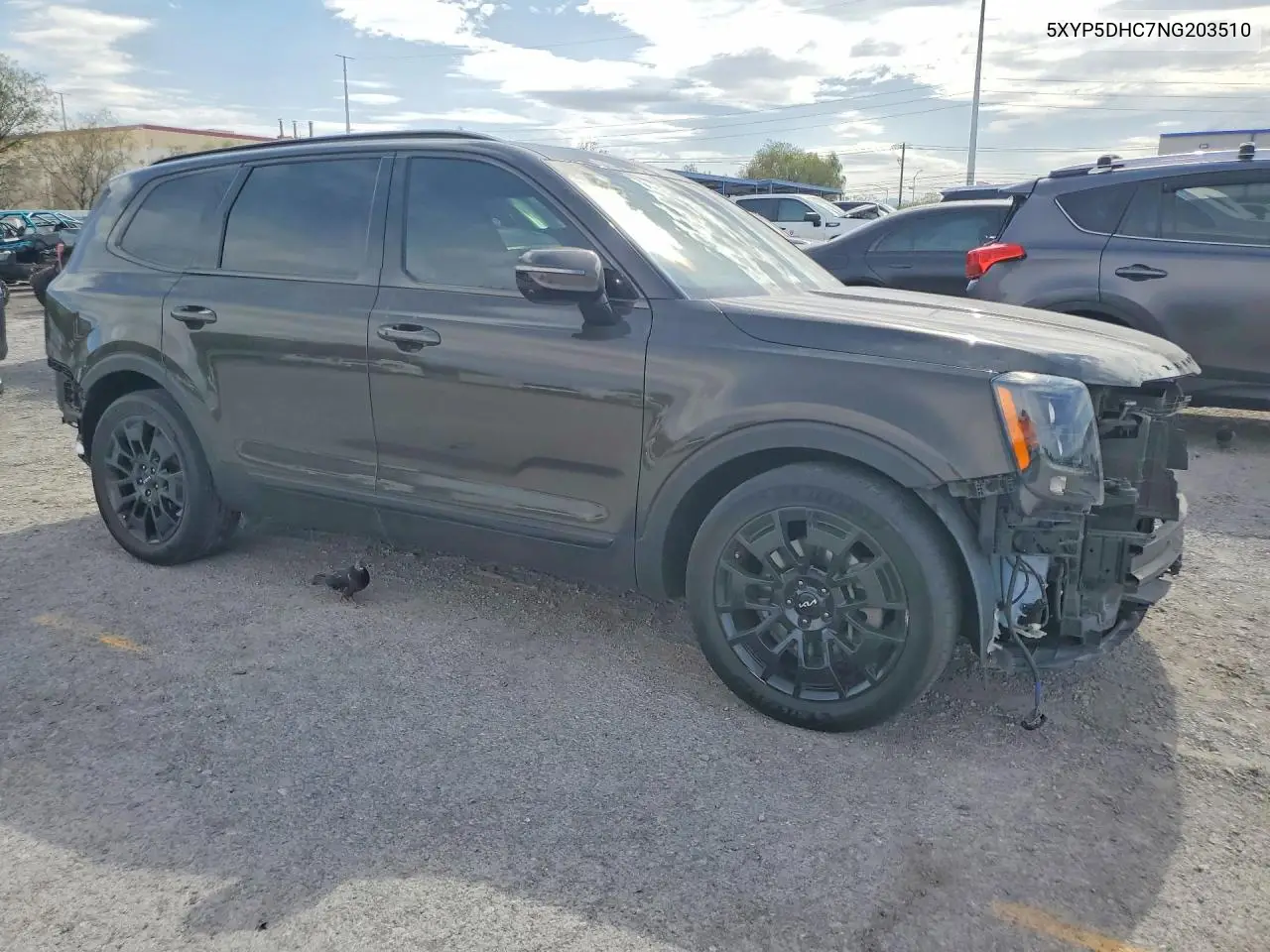 2022 Kia Telluride Sx VIN: 5XYP5DHC7NG203510 Lot: 58837216