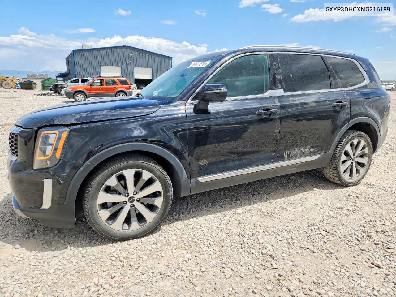 2022 Kia Telluride Ex VIN: 5XYP3DHCXNG216189 Lot: 59611616
