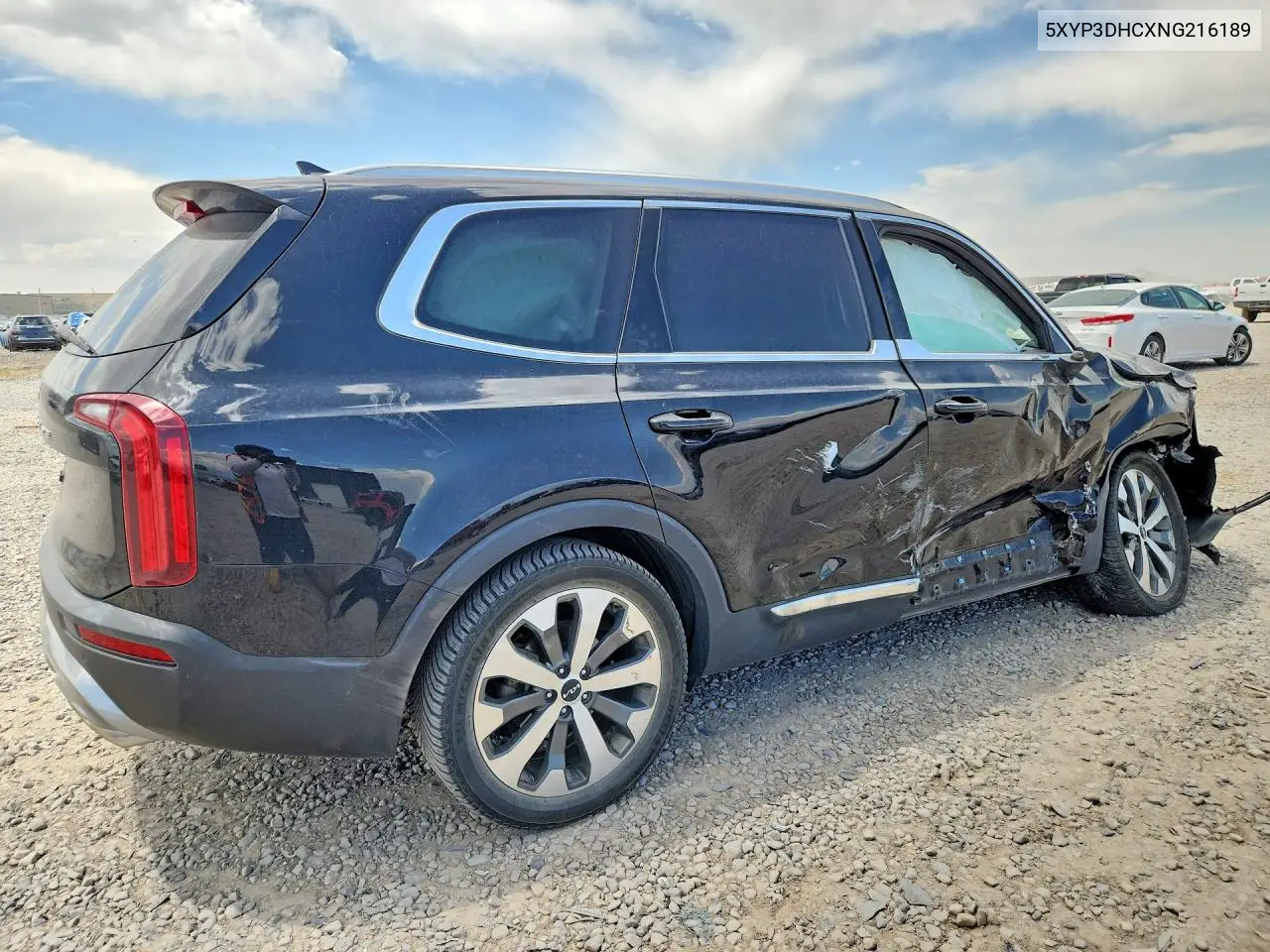 2022 Kia Telluride Ex VIN: 5XYP3DHCXNG216189 Lot: 59611616