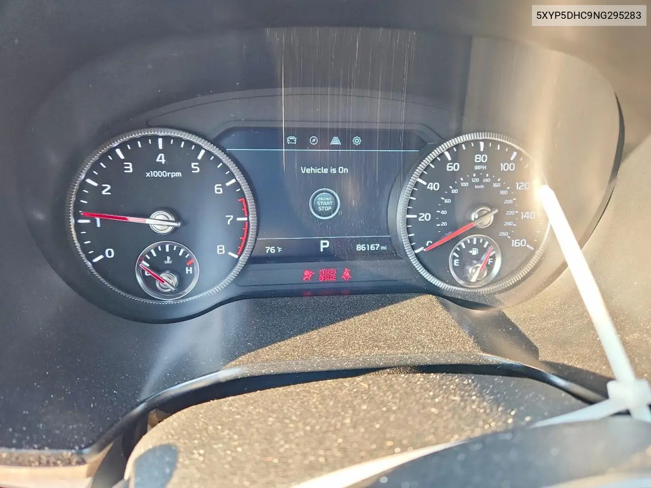 2022 Kia Telluride Sx VIN: 5XYP5DHC9NG295283 Lot: 59790076