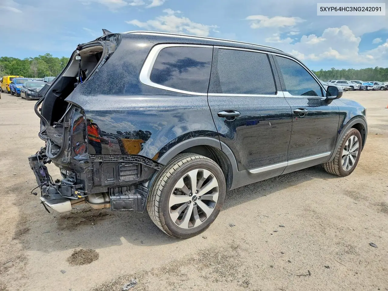 2022 Kia Telluride S VIN: 5XYP64HC3NG242091 Lot: 59836386