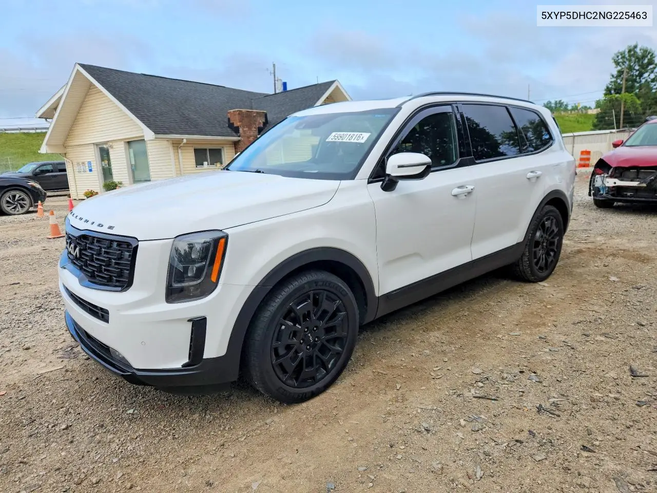 2022 Kia Telluride Sx VIN: 5XYP5DHC2NG225463 Lot: 59901816