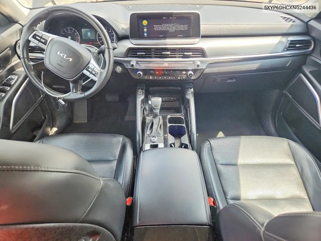 2022 Kia Telluride S VIN: 5XYP6DHCXNG244436 Lot: 60202696