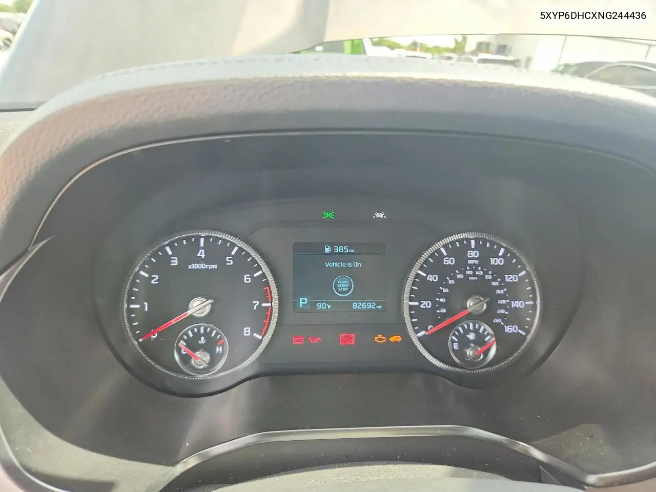 2022 Kia Telluride S VIN: 5XYP6DHCXNG244436 Lot: 60202696