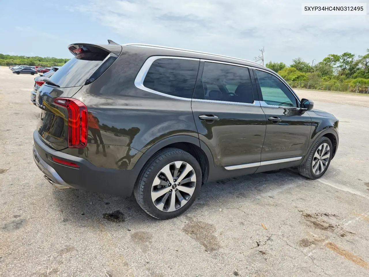 2022 Kia Telluride Ex VIN: 5XYP34HC4NG312495 Lot: 60379106