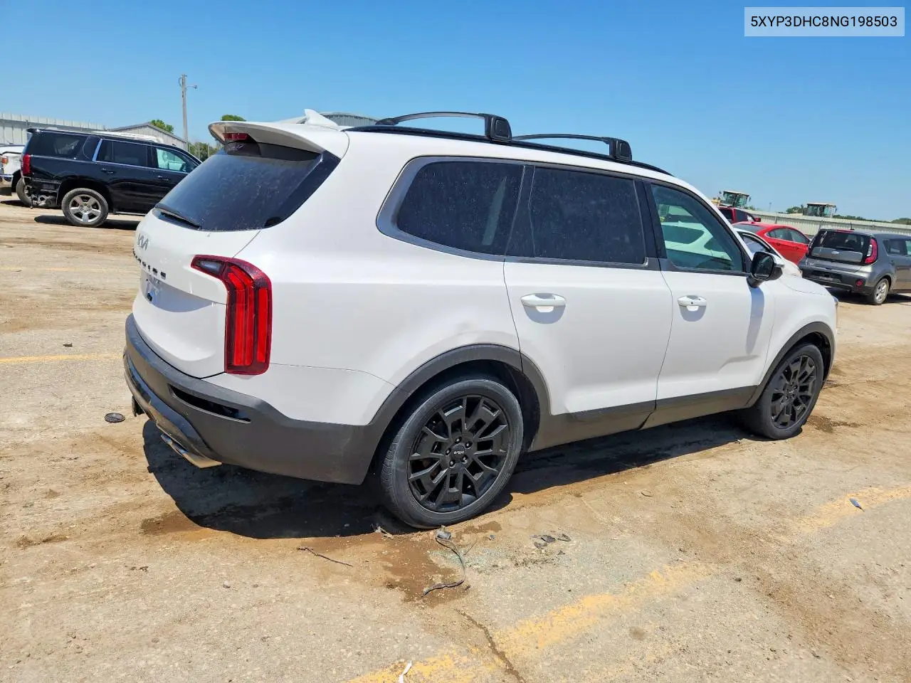 2022 Kia Telluride Ex VIN: 5XYP3DHC8NG198503 Lot: 60384126