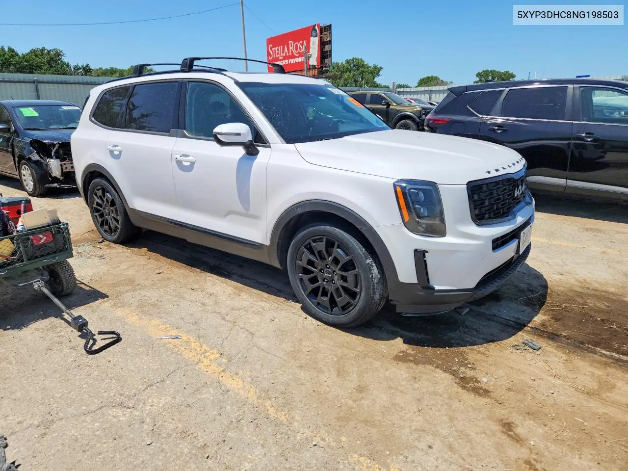 2022 Kia Telluride Ex VIN: 5XYP3DHC8NG198503 Lot: 60384126