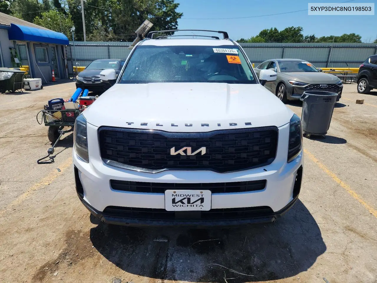 2022 Kia Telluride Ex VIN: 5XYP3DHC8NG198503 Lot: 60384126