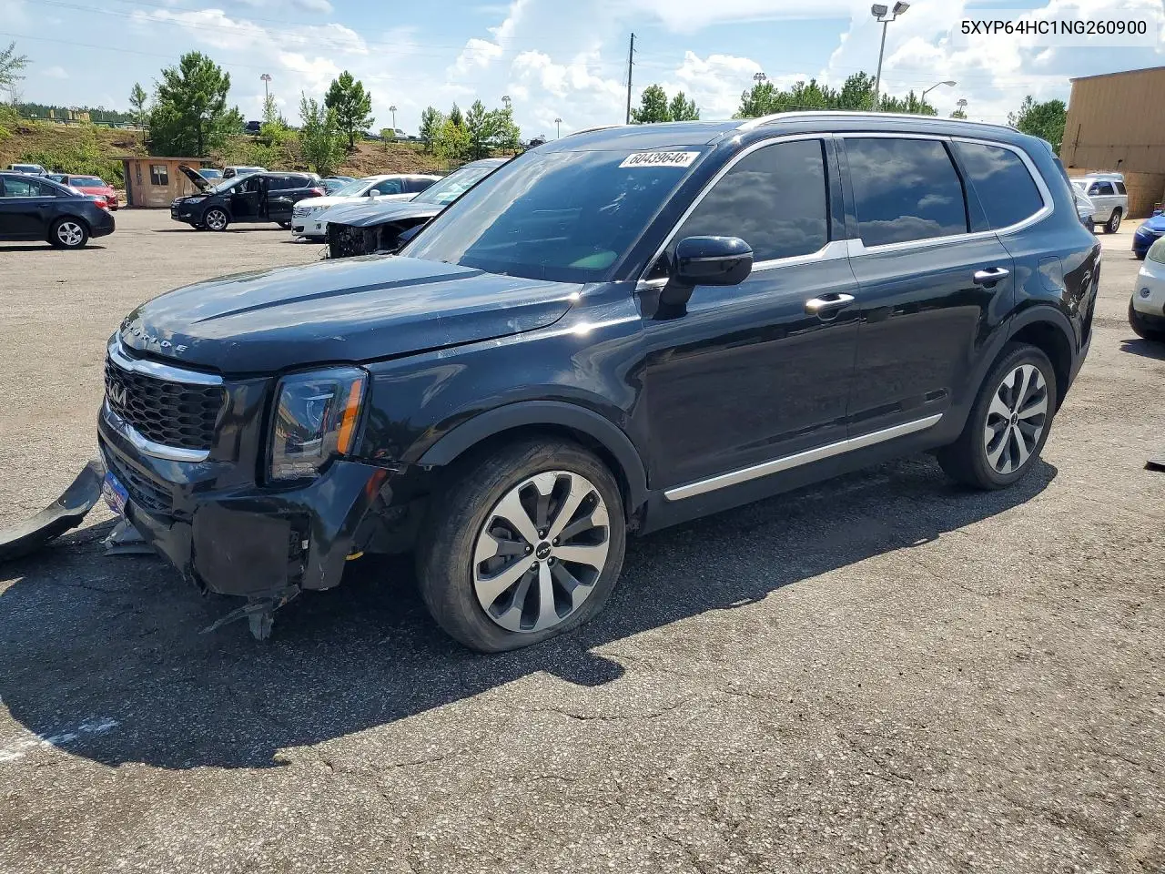 2022 Kia Telluride S VIN: 5XYP64HC1NG260900 Lot: 60439646