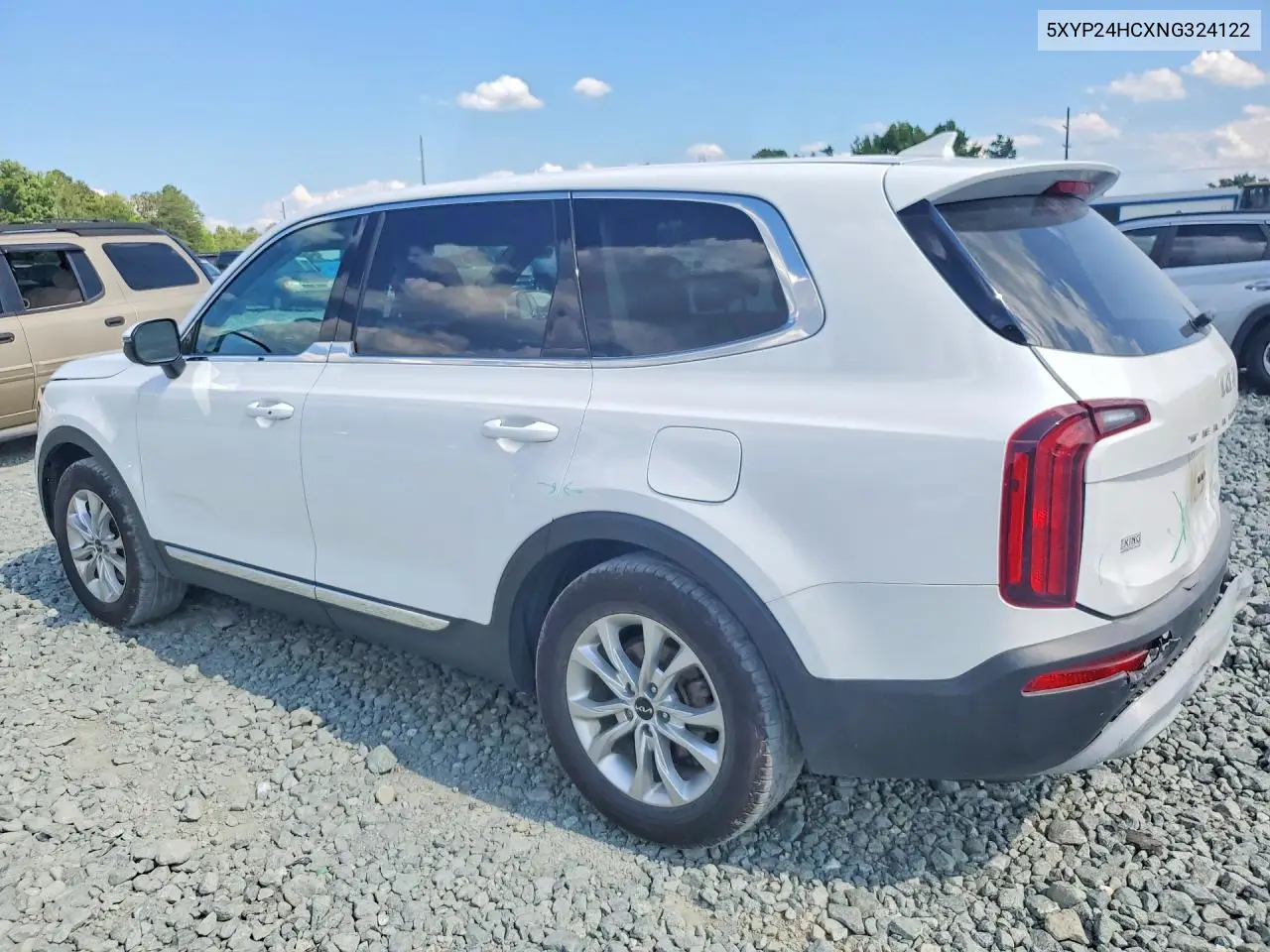 2022 Kia Telluride Lx VIN: 5XYP24HCXNG324122 Lot: 60562316