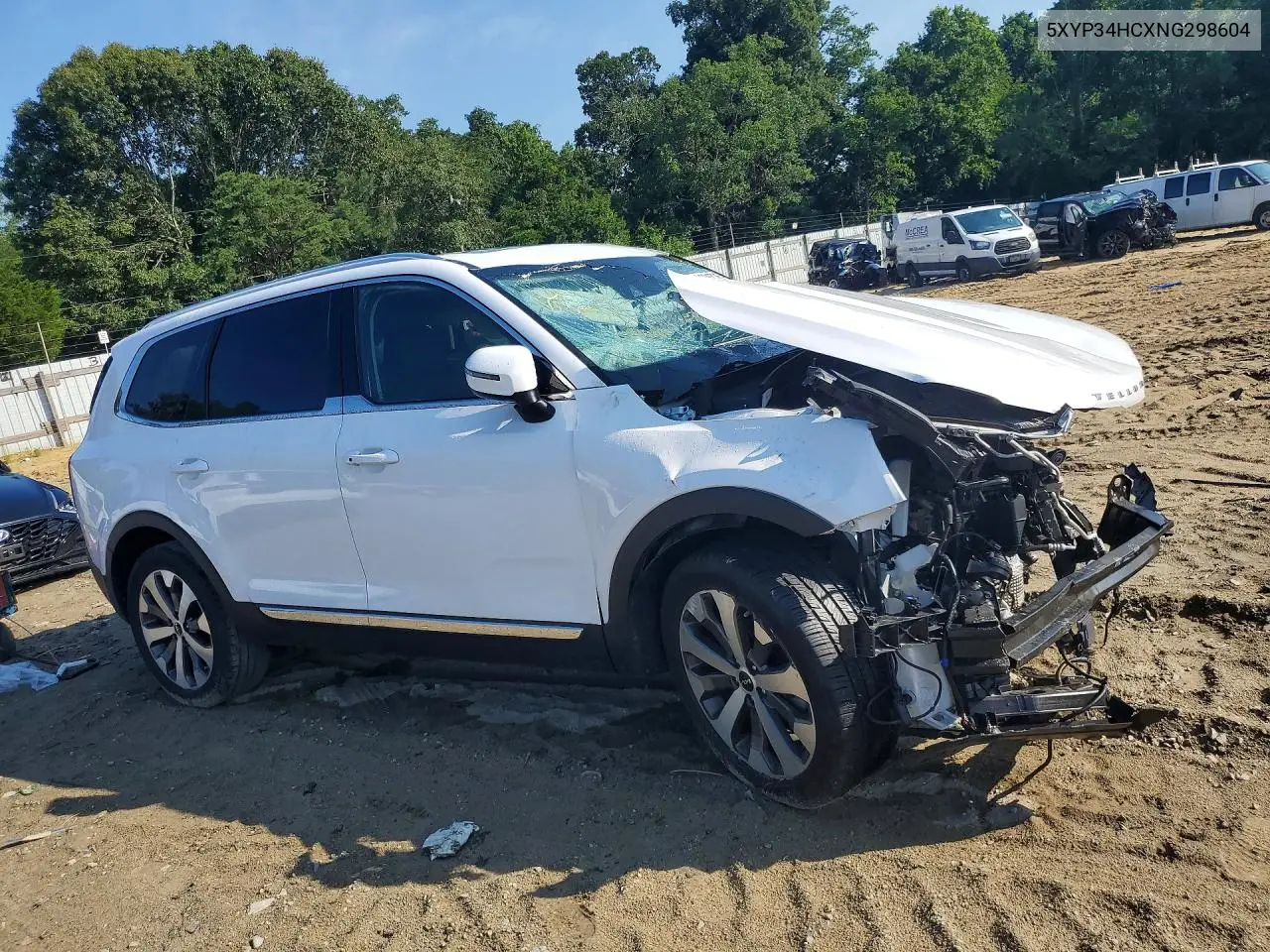 2022 Kia Telluride Ex VIN: 5XYP34HCXNG298604 Lot: 60635706