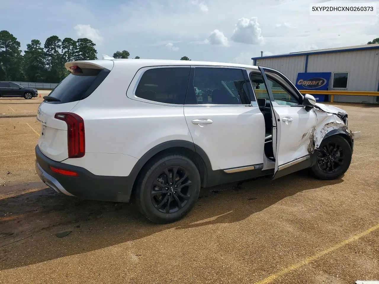 2022 Kia Telluride Lx VIN: 5XYP2DHCXNG260373 Lot: 60824256
