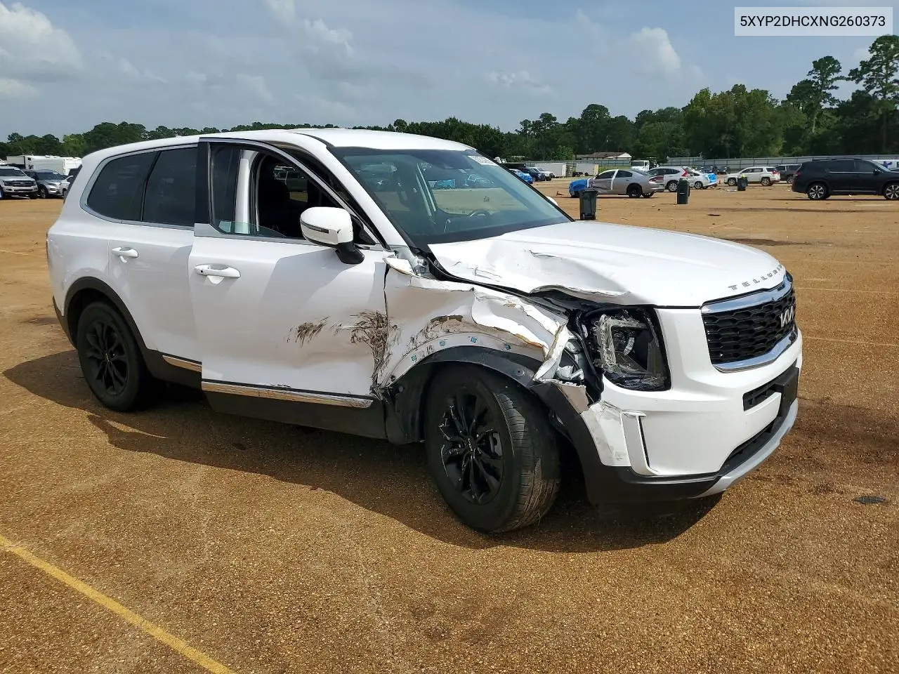 2022 Kia Telluride Lx VIN: 5XYP2DHCXNG260373 Lot: 60824256