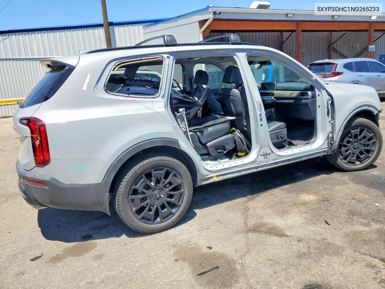 2022 Kia Telluride Ex VIN: 5XYP3DHC1NG265233 Lot: 60980856