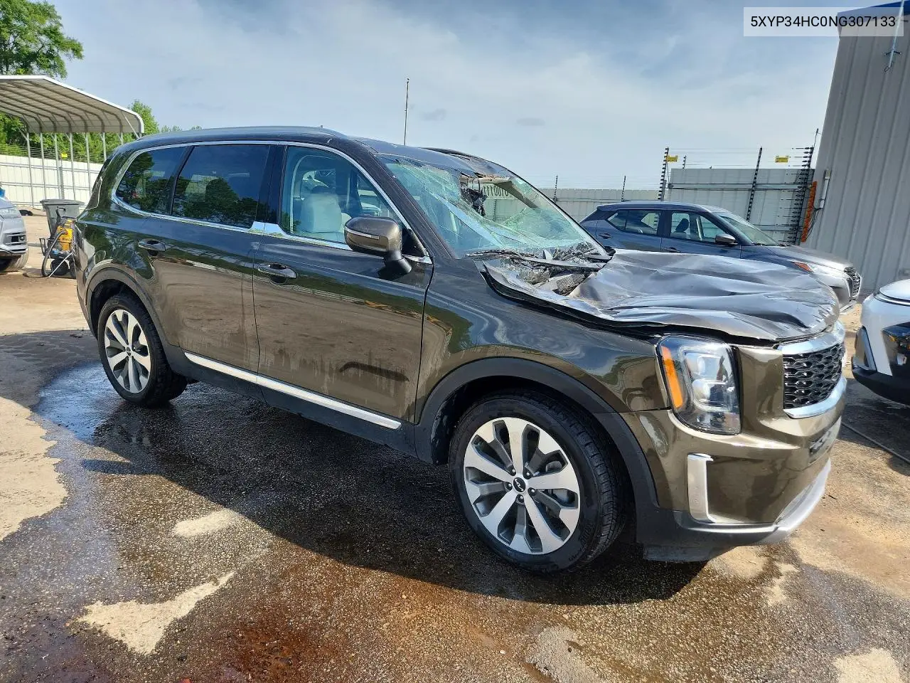 2022 Kia Telluride Ex VIN: 5XYP34HC0NG307133 Lot: 61001116