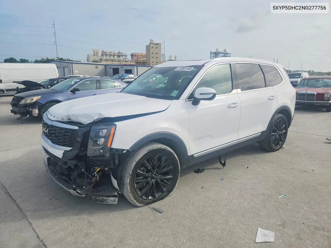 2022 Kia Telluride Sx VIN: 5XYP5DHC2NG277756 Lot: 61060146