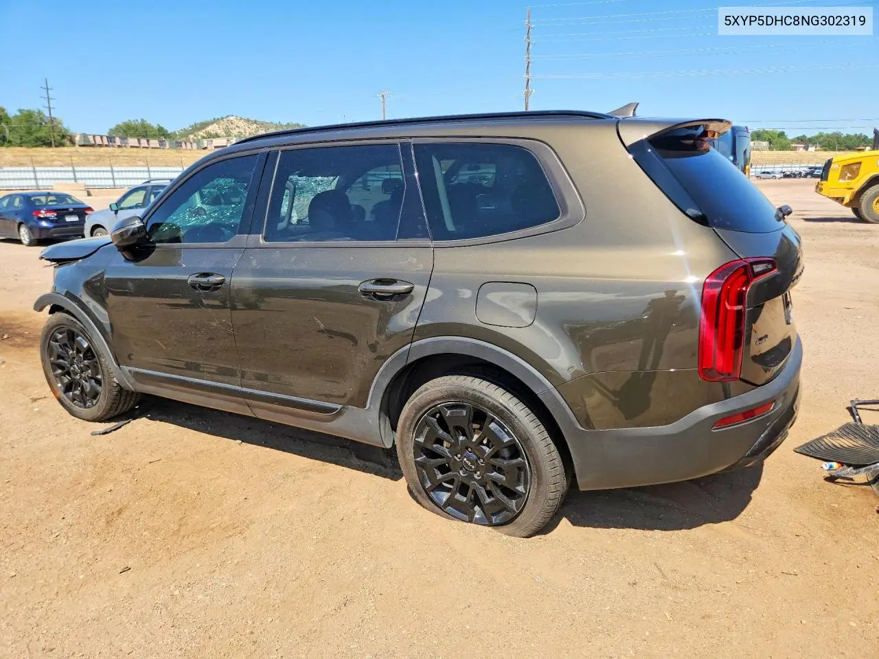 2022 Kia Telluride Sx VIN: 5XYP5DHC8NG302319 Lot: 61062066