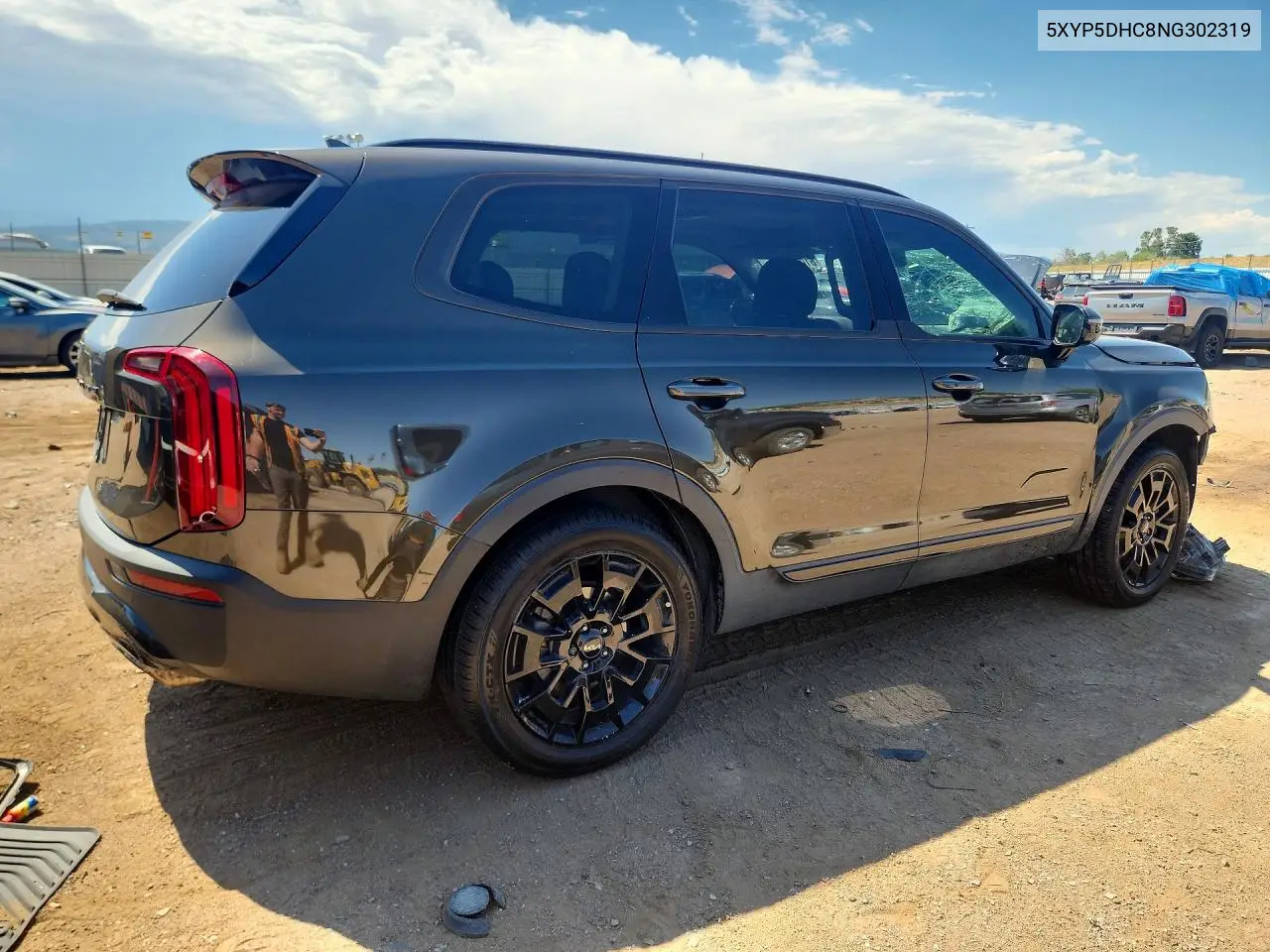 2022 Kia Telluride Sx VIN: 5XYP5DHC8NG302319 Lot: 61062066