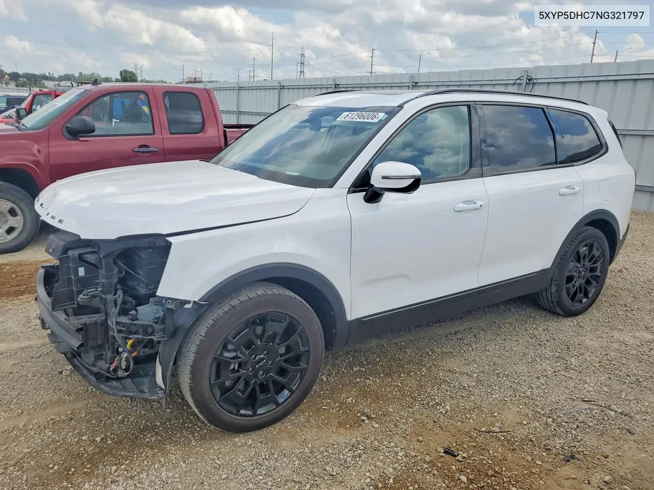 2022 Kia Telluride Sx VIN: 5XYP5DHC7NG321797 Lot: 61296006
