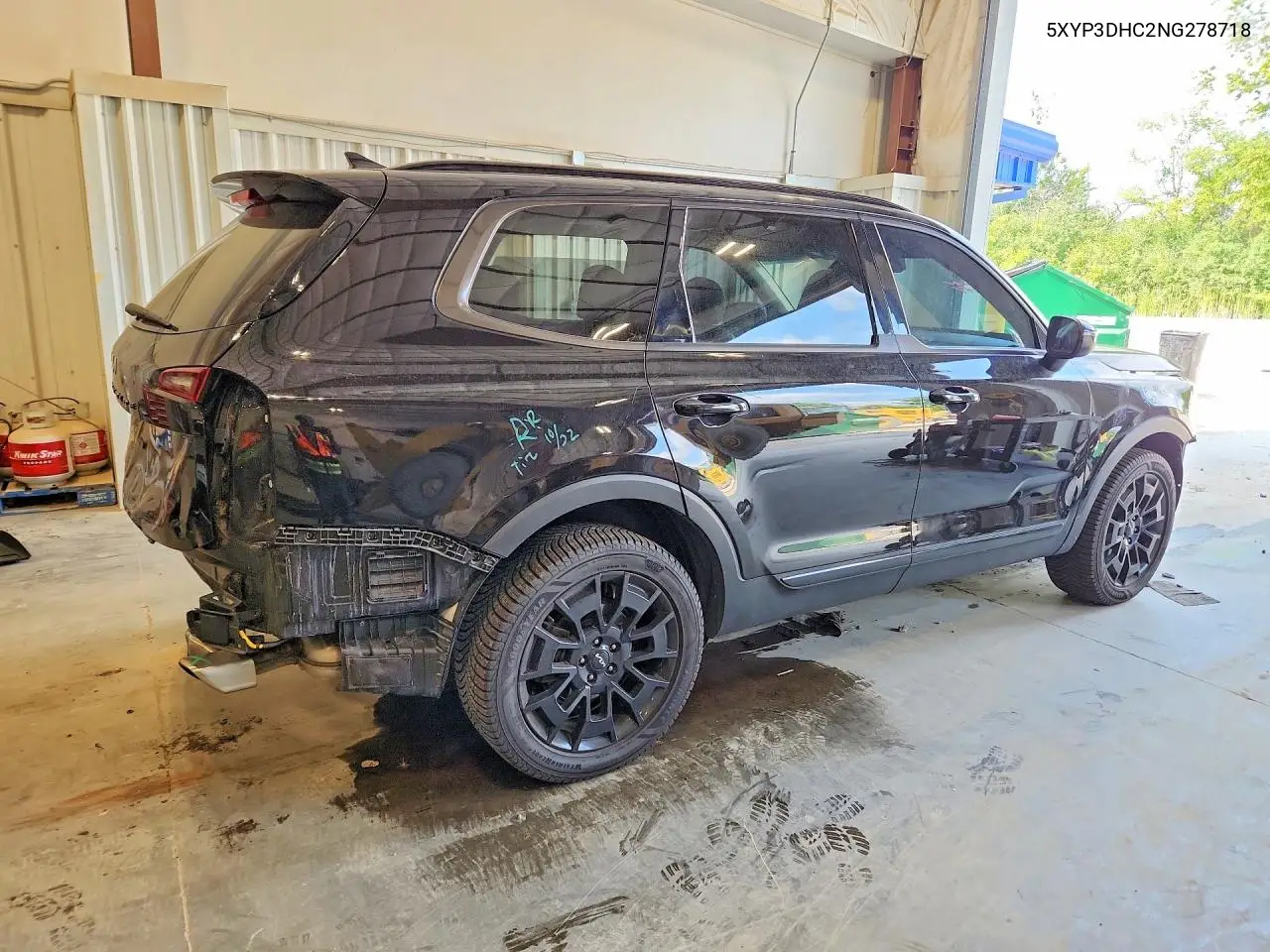 2022 Kia Telluride Ex VIN: 5XYP3DHC2NG278718 Lot: 61933416