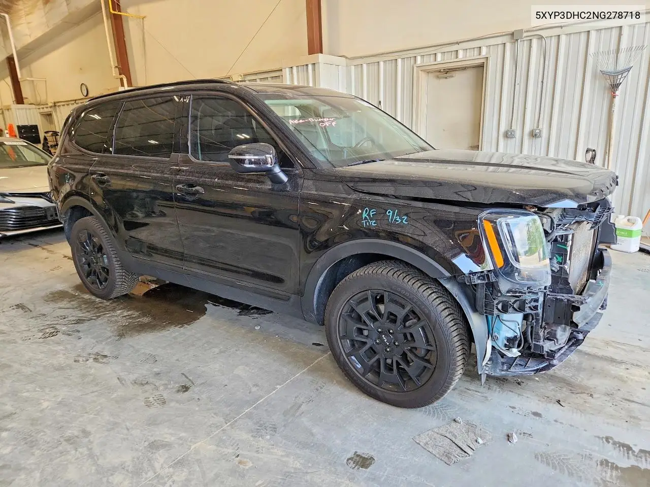 2022 Kia Telluride Ex VIN: 5XYP3DHC2NG278718 Lot: 61933416