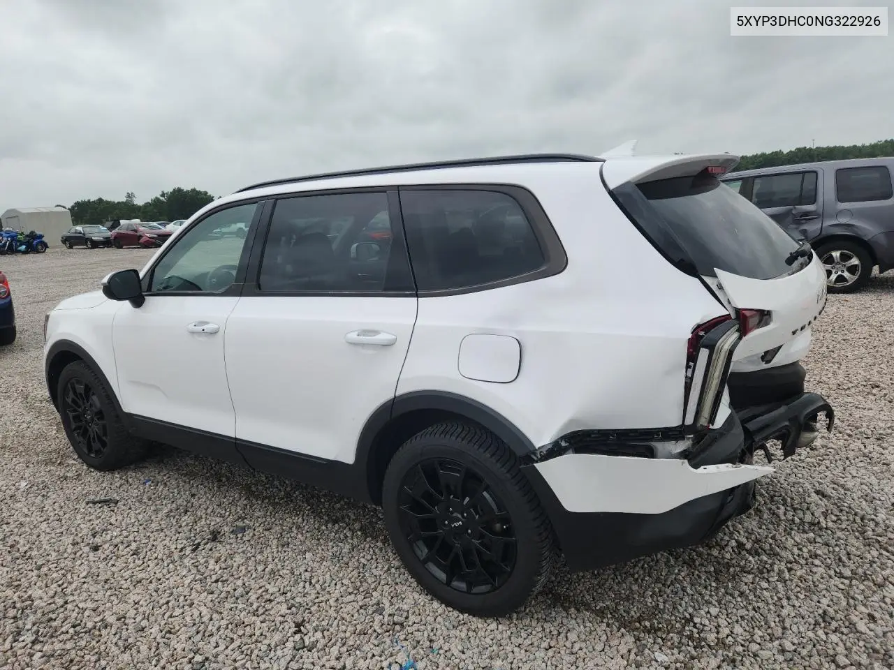 2022 Kia Telluride Ex VIN: 5XYP3DHC0NG322926 Lot: 62026546