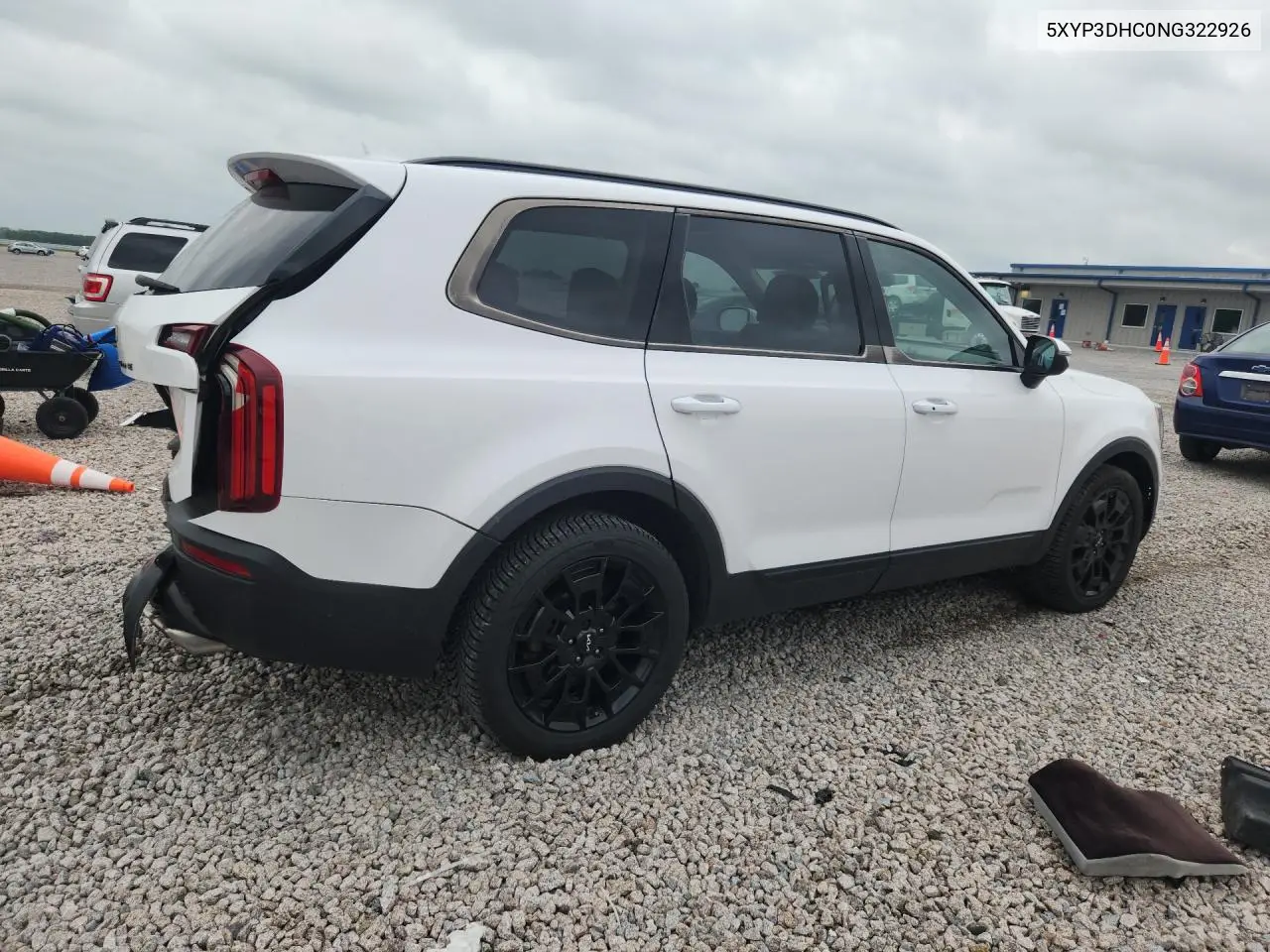 2022 Kia Telluride Ex VIN: 5XYP3DHC0NG322926 Lot: 62026546