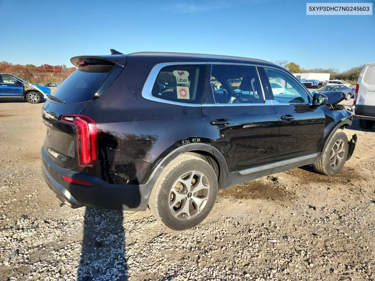 5XYP3DHC7NG245603 2022 Kia Telluride Ex