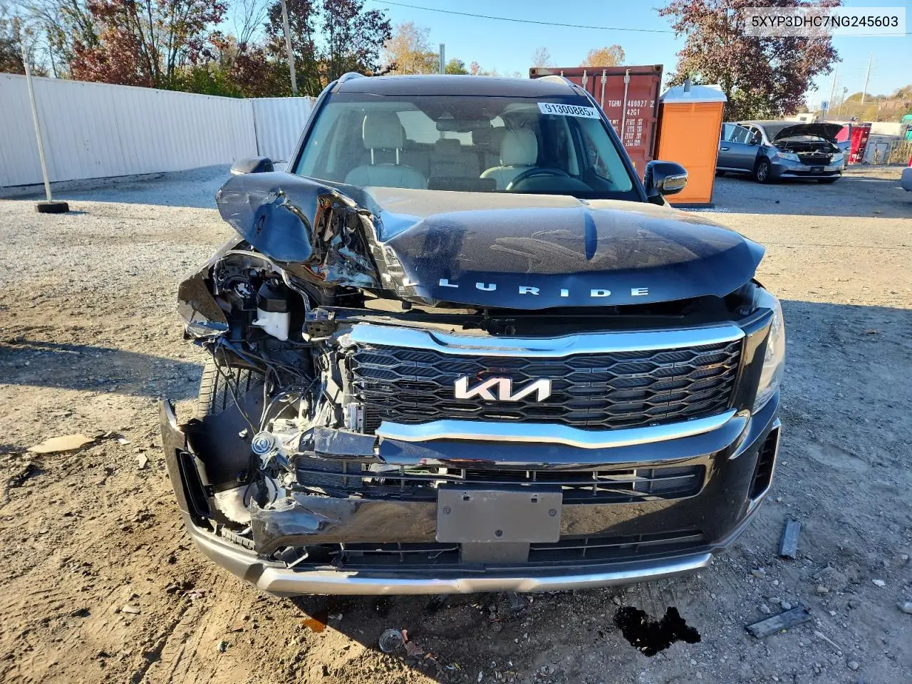 5XYP3DHC7NG245603 2022 Kia Telluride Ex