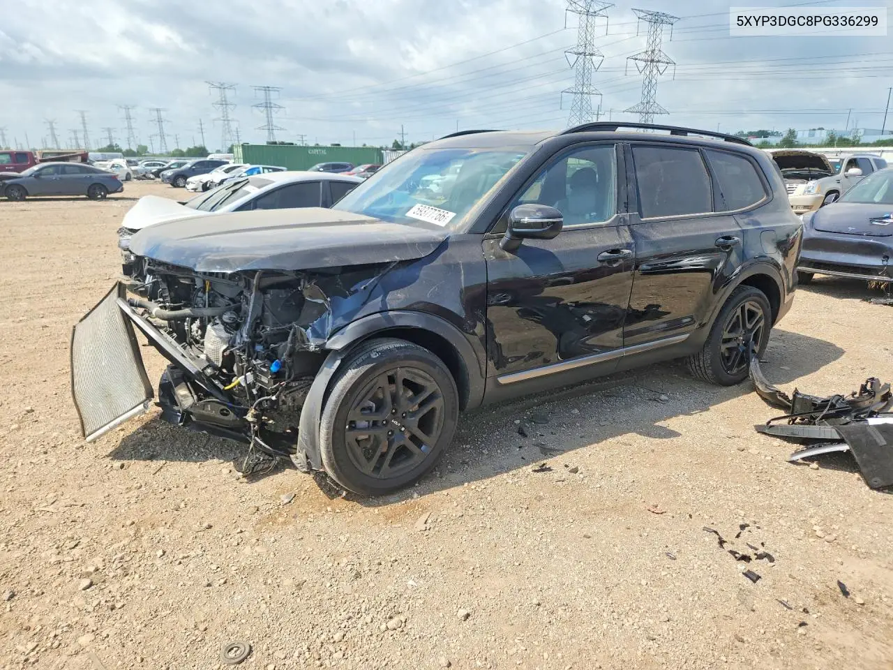 2023 Kia Telluride Ex X-Line VIN: 5XYP3DGC8PG336299 Lot: 59365296