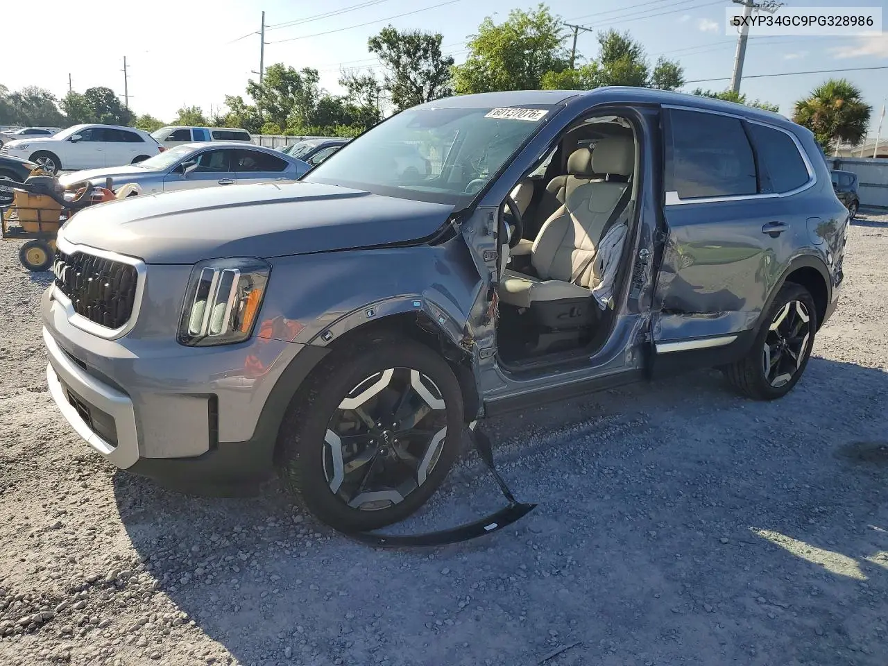 2023 Kia Telluride Ex VIN: 5XYP34GC9PG328986 Lot: 60137076