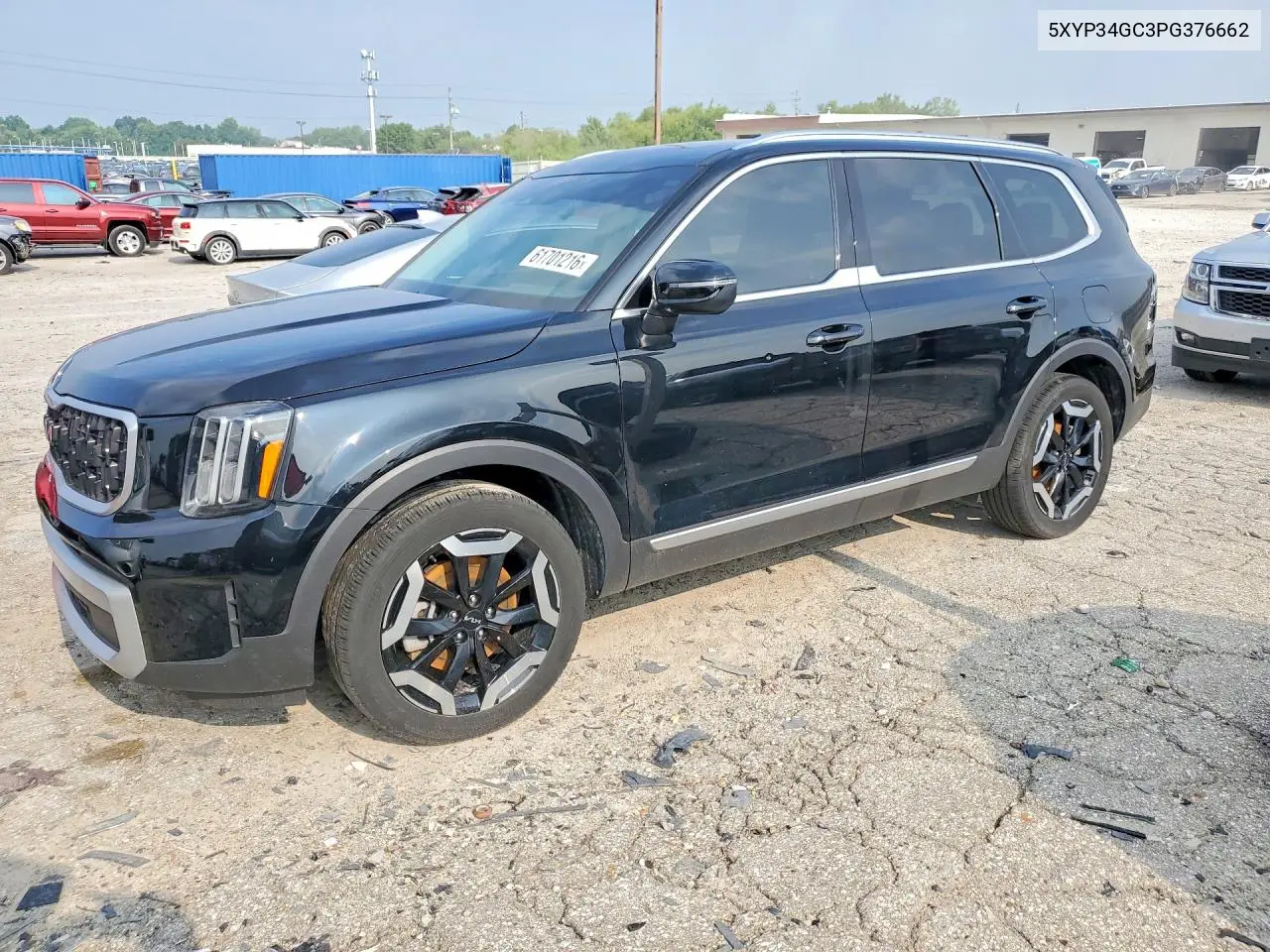 2023 Kia Telluride Ex VIN: 5XYP34GC3PG376662 Lot: 61701216