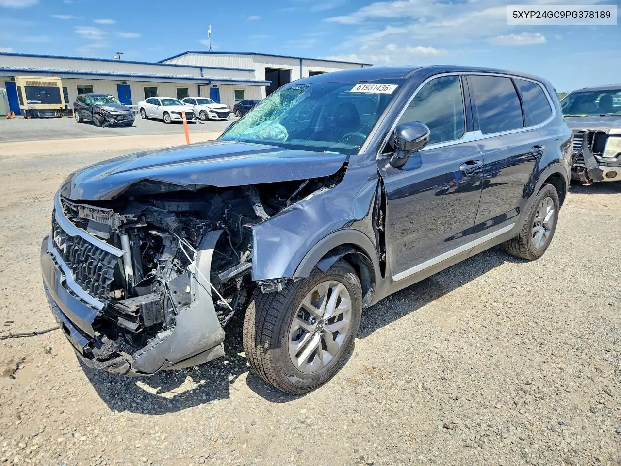 2023 Kia Telluride Lx VIN: 5XYP24GC9PG378189 Lot: 61931436