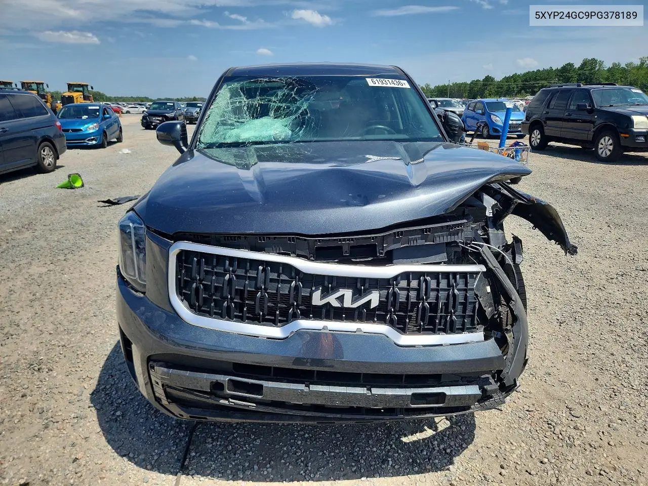 2023 Kia Telluride Lx VIN: 5XYP24GC9PG378189 Lot: 61931436