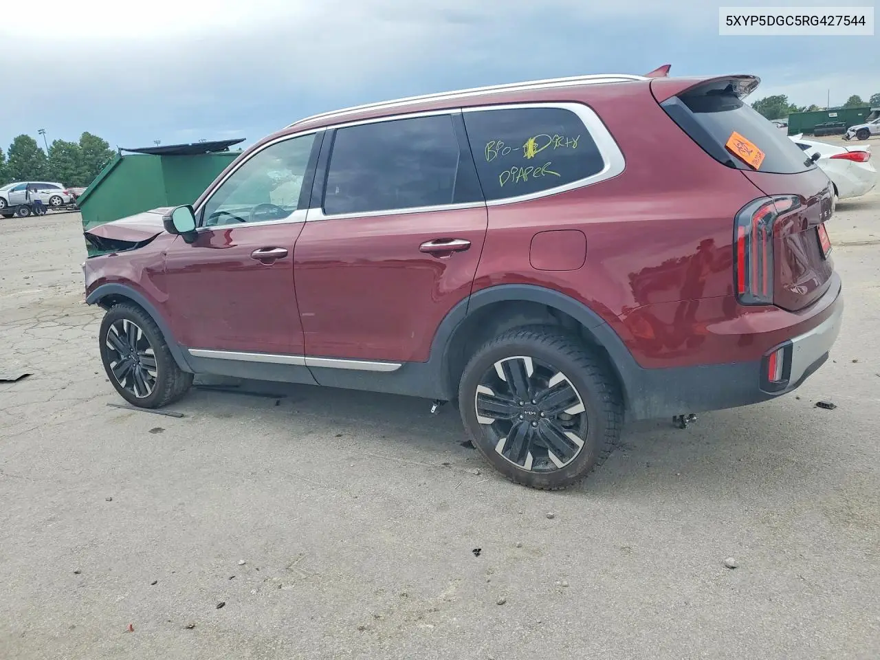 2024 Kia Telluride Sx-Prestige VIN: 5XYP5DGC5RG427544 Lot: 59400676
