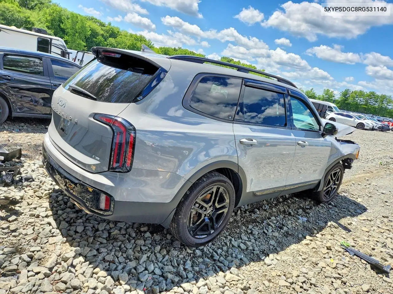 2024 Kia Telluride Sx-Prestige X-Line VIN: 5XYP5DGC8RG531140 Lot: 60028166