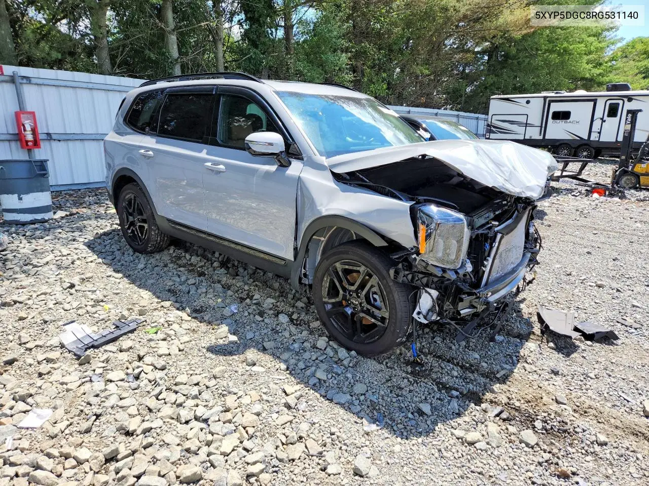 2024 Kia Telluride Sx-Prestige X-Line VIN: 5XYP5DGC8RG531140 Lot: 60028166