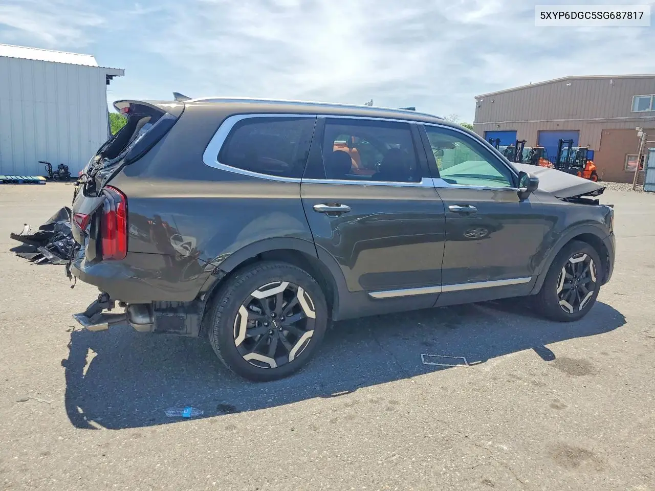 2025 Kia Telluride S VIN: 5XYP6DGC5SG687817 Lot: 56146576