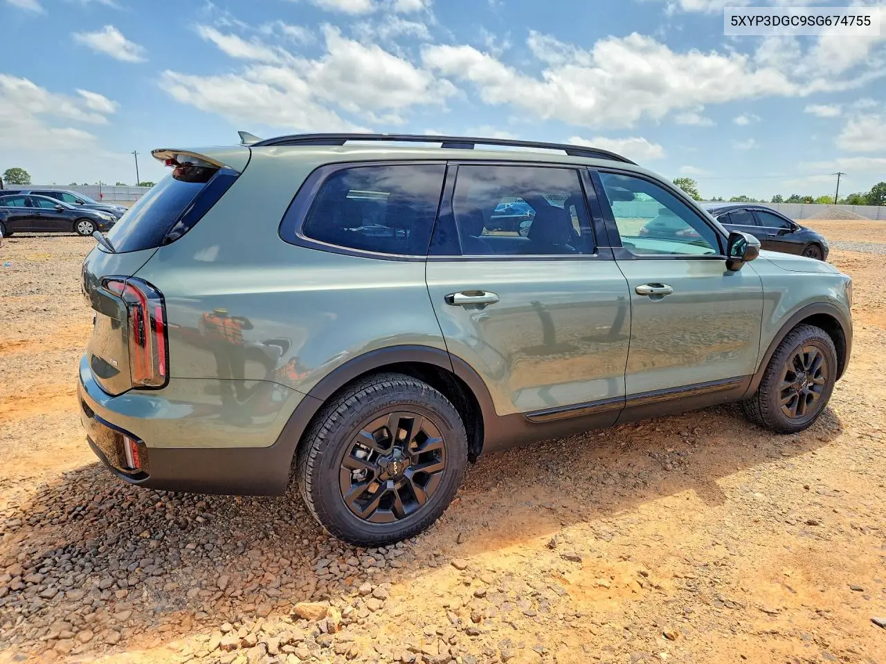 2025 Kia Telluride Ex X-Pro VIN: 5XYP3DGC9SG674755 Lot: 58698026