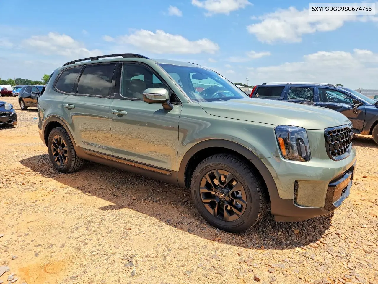 2025 Kia Telluride Ex X-Pro VIN: 5XYP3DGC9SG674755 Lot: 58698026