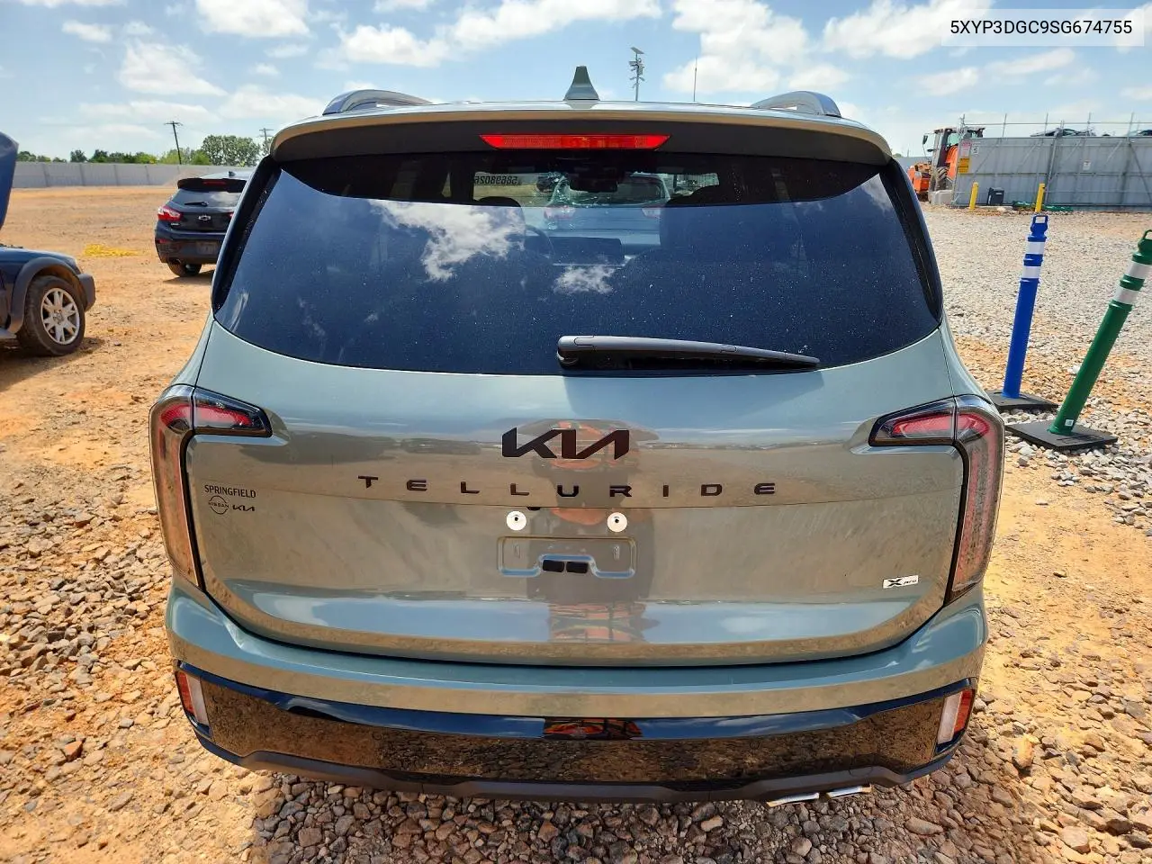2025 Kia Telluride Ex X-Pro VIN: 5XYP3DGC9SG674755 Lot: 58698026