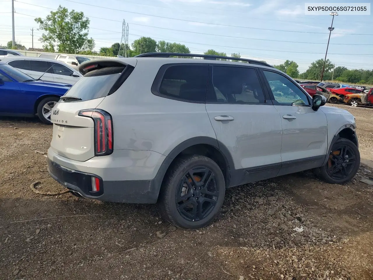 2025 Kia Telluride Sx-Prestige X-Line VIN: 5XYP5DGC6SG721055 Lot: 58908396