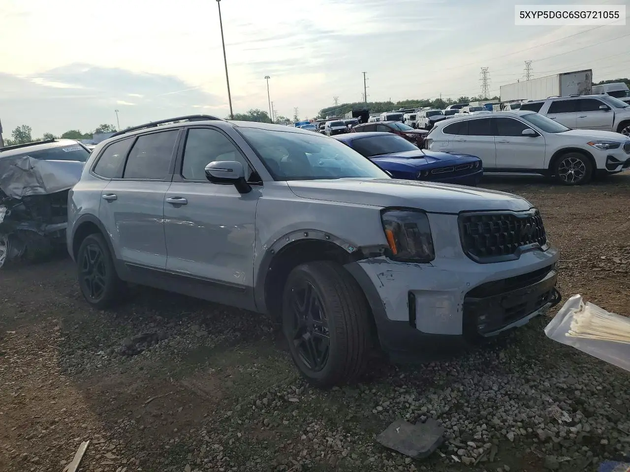 2025 Kia Telluride Sx-Prestige X-Line VIN: 5XYP5DGC6SG721055 Lot: 58908396