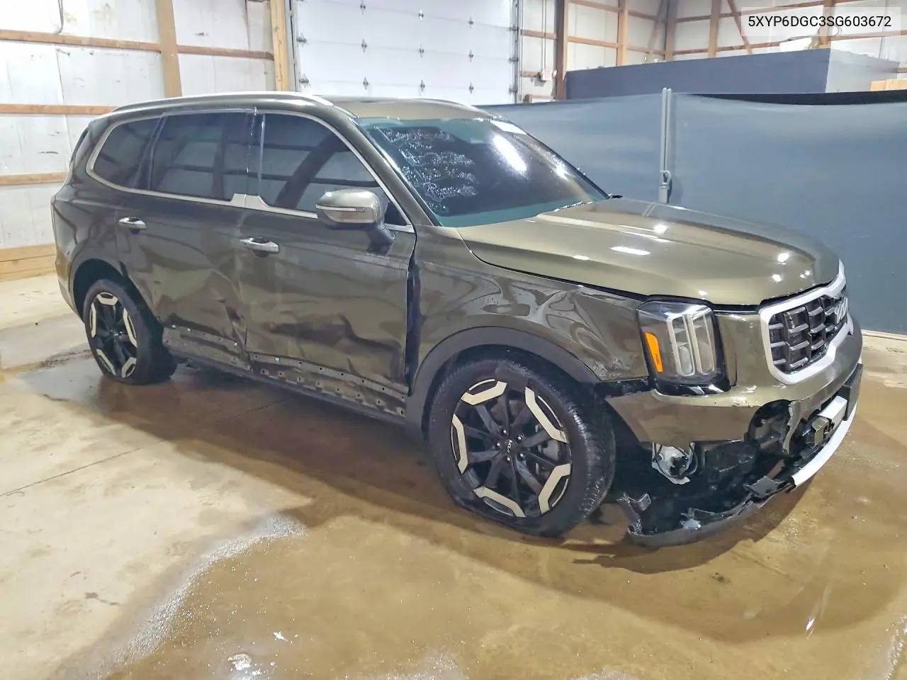 2025 Kia Telluride S VIN: 5XYP6DGC3SG603672 Lot: 59157226