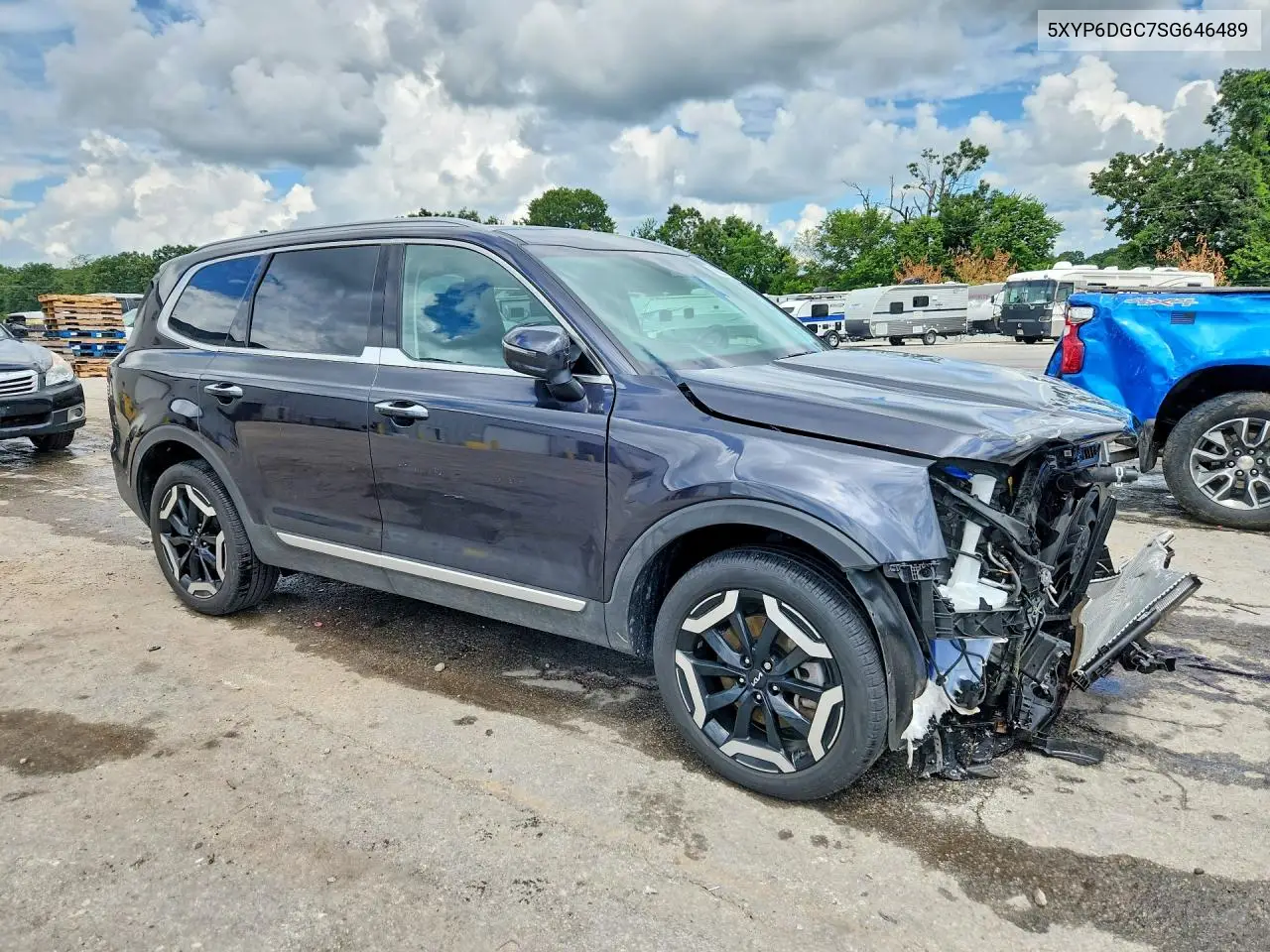 2025 Kia Telluride S VIN: 5XYP6DGC7SG646489 Lot: 60657736
