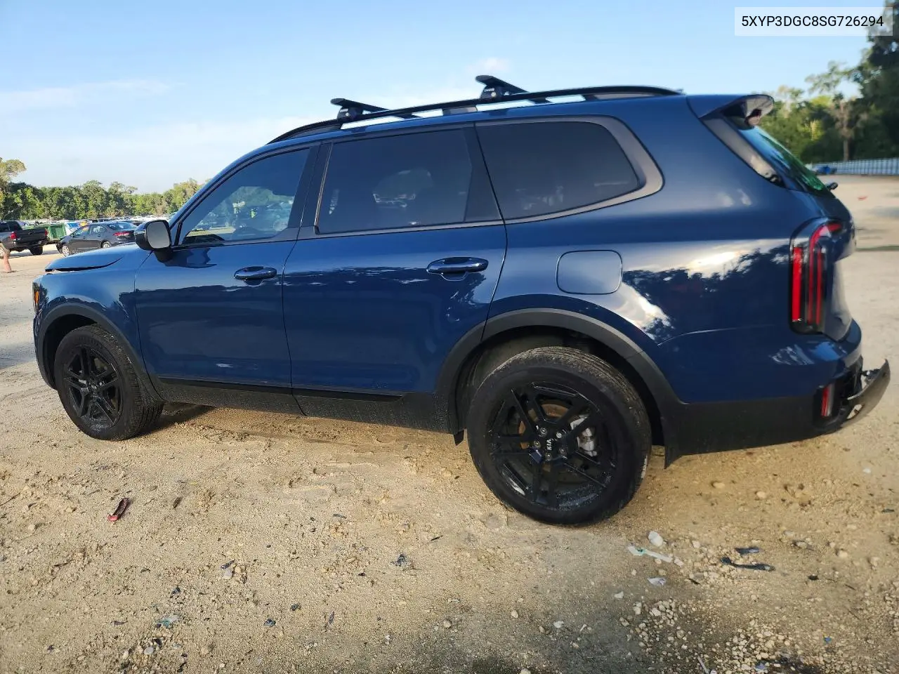 5XYP3DGC8SG726294 2025 Kia Telluride Ex X-Line