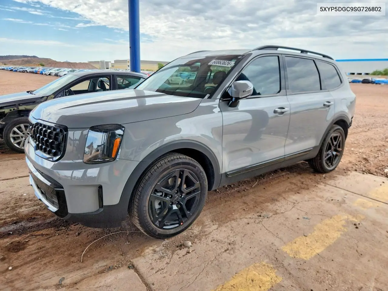 2025 Kia Telluride Sx X-Line VIN: 5XYP5DGC9SG726802 Lot: 60863626