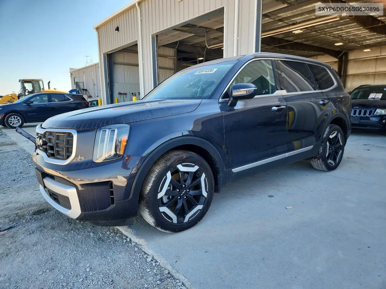 2025 Kia Telluride S VIN: 5XYP6DGC6SG630896 Lot: 60974336