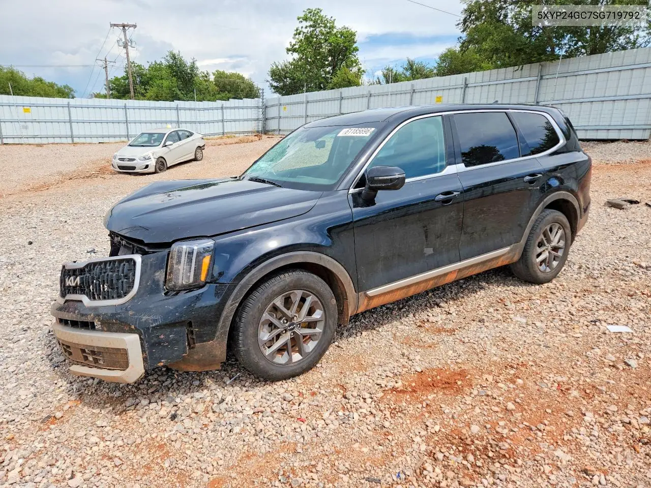 2025 Kia Telluride Lx VIN: 5XYP24GC7SG719792 Lot: 61185696