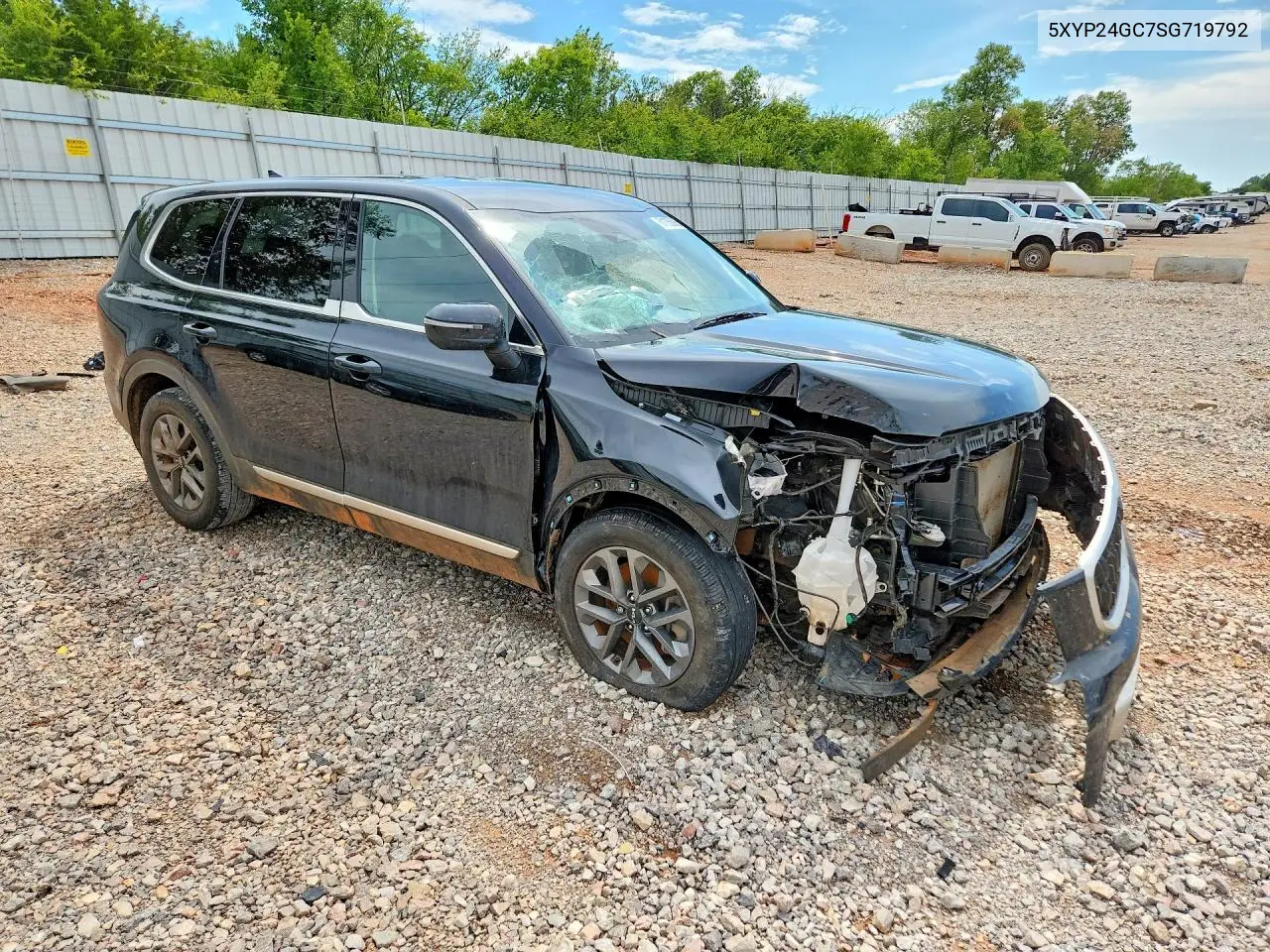 2025 Kia Telluride Lx VIN: 5XYP24GC7SG719792 Lot: 61185696